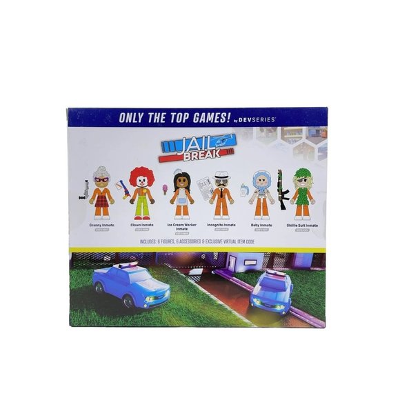 DevSeries Jailbreak Hiding In Plain Sight 6 Action Figures & Virtual Item ROBLOX - Picture 3 of 8